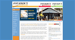 Desktop Screenshot of justscrewit.com.au